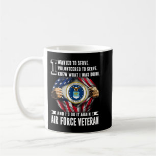 Jag är veteran från Luft Force Kaffemugg