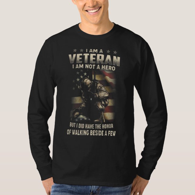 Jag är veteran, jag är ingen hjälte, men jag hade t shirt (Framsida)