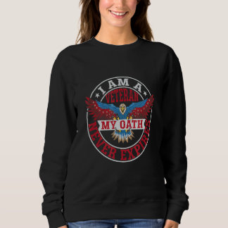Jag är veteran min ed upphör aldrig att gälla vete t shirt