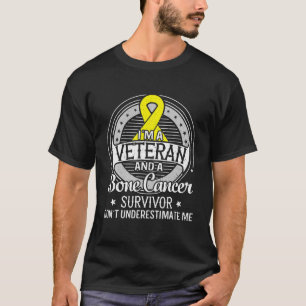 Jag är veteran och en cancermedvetenhet. t shirt