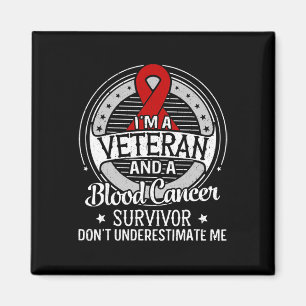 Jag är veteran och en medvetenhet om blodcancer magnet