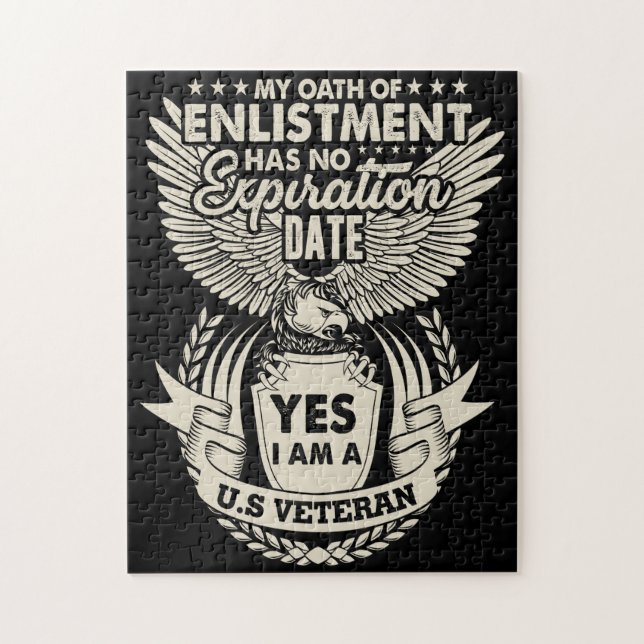 Jag är veteran pussel (Vertikal)