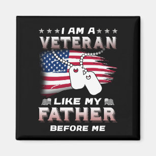 Jag är veteran som min Far innan veteran Magnet