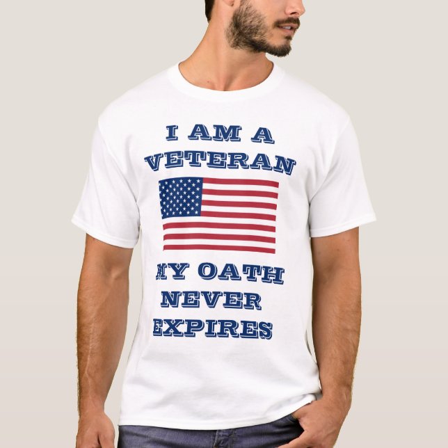 Jag är veteran t shirt (Framsida)
