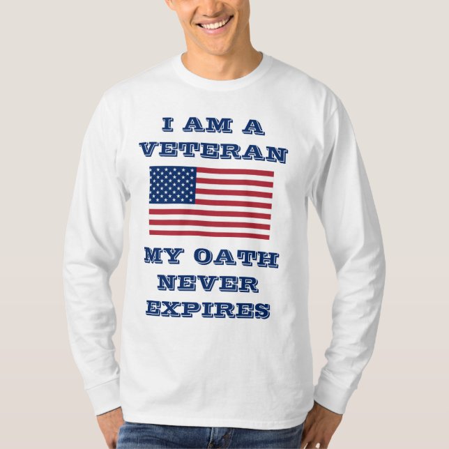 Jag är veteran t shirt (Framsida)