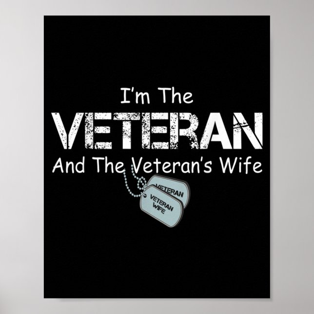 Jag är veteranen och veteranernas fru poster (Framsidan)