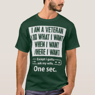 Jag är veteranfamiljens fru Make Giftermål par P T Shirt