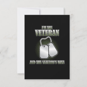 Jag är Veterans och Veterans Lycklig Veterans Day OSA Kort