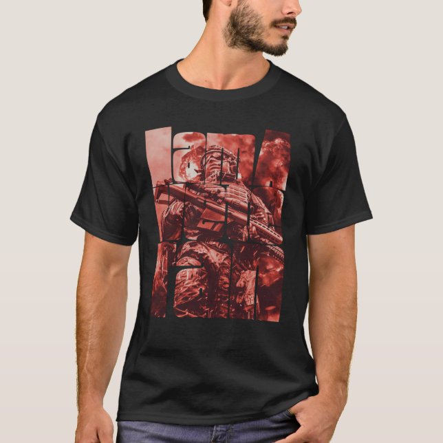 Jag är veteransk amerikansk militärsoldat 13 t shirt (Framsida)