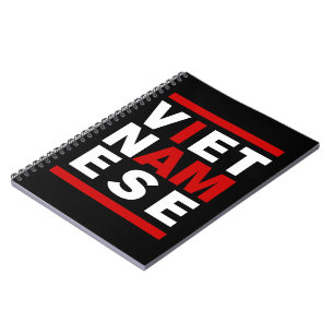 JAG ÄR VIETNAMESE ANTECKNINGSBOK MED SPIRAL