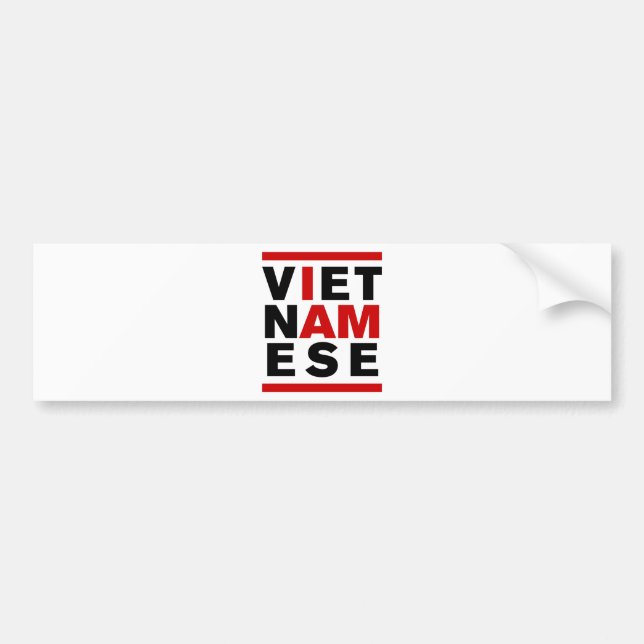 JAG ÄR VIETNAMESE BILDEKAL (Framsidan)