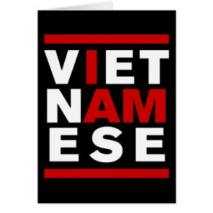 JAG ÄR VIETNAMESE HÄLSNINGSKORT