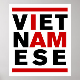 JAG ÄR VIETNAMESE POSTER