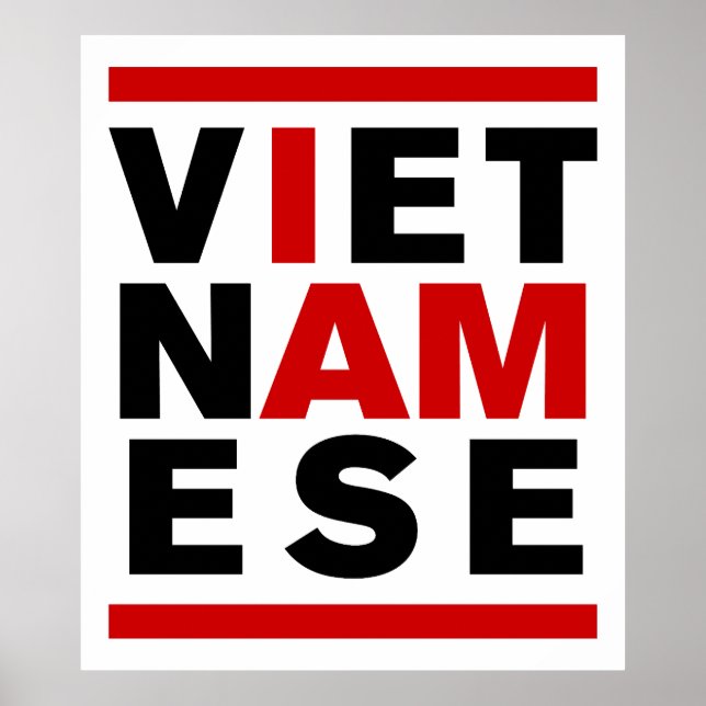 JAG ÄR VIETNAMESE POSTER (Framsidan)
