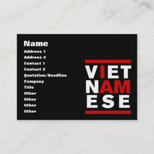 JAG ÄR VIETNAMESE VISITKORT
