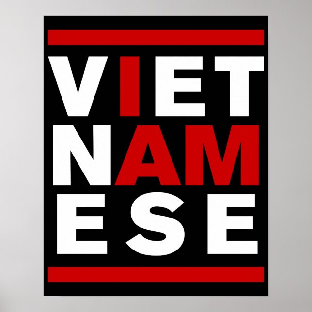 JAG ÄR VIETNAMESISK POSTER (Framsidan)
