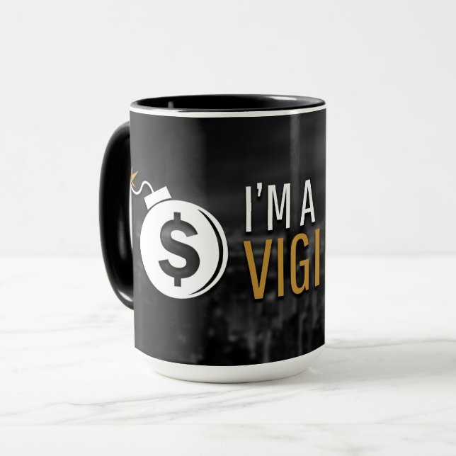 Jag är Vigilante Coffee Mugg (Framsida vänster)