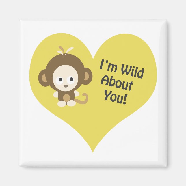 Jag är Vild om dig Monkey Magnet (Framsidan)