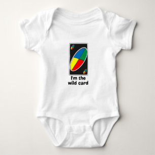 Jag är Vilden Card Funny Baby Costume w/Family T Shirt