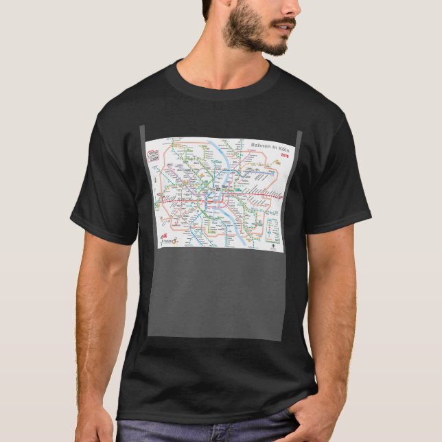 Jag är vilse i Köln, hjälp mig T Shirt (Framsida)
