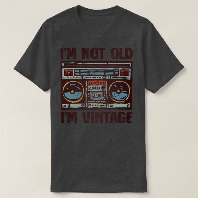 Jag är Vintage 1 T Shirt (Design framsida)