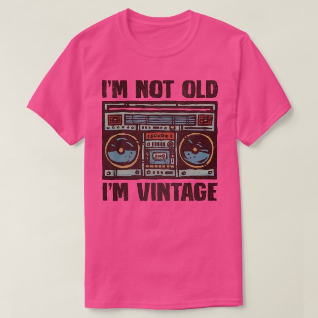 Jag är Vintage 2 T Shirt (Design framsida)