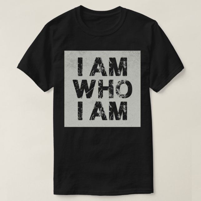 Jag är Vintage White T Shirt (Design framsida)