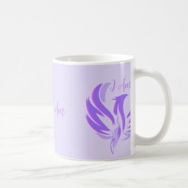 Jag Är Violett Flamma Eld Fågel - Sakral Femininit Kaffemugg