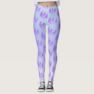 Jag Är Violett Flamma Eld Fågel - Sakral Femininit Leggings