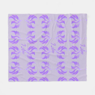Jag Är Violett Flamma Eld Fågel Uppstigande Fleecefilt