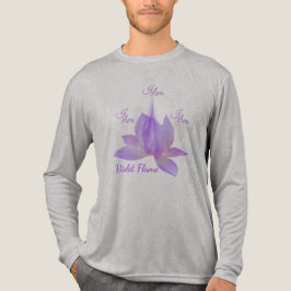 Jag Är Violett Flamma Med Lotus T Shirt