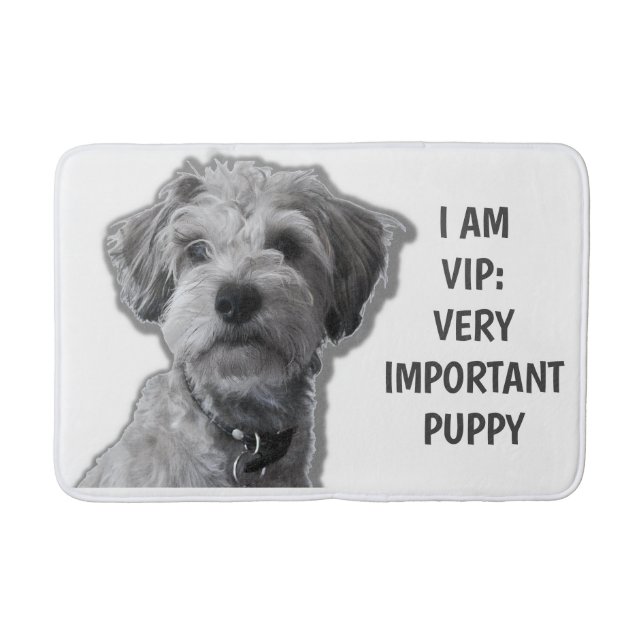 Jag är VIP: Mycket viktig marionett, söt hund Badrumsmatta (Framsidan)