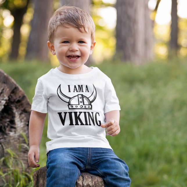 Jag är visionär t shirt (I am a viking baby shirt)