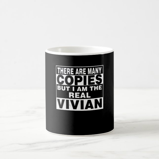 Jag är Vivian Lilla Personlig Gift Kaffemugg (Center)