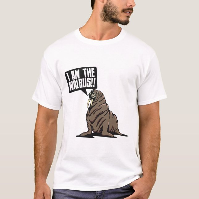Jag är walrus! Klassisk T-Shirt (Framsida)