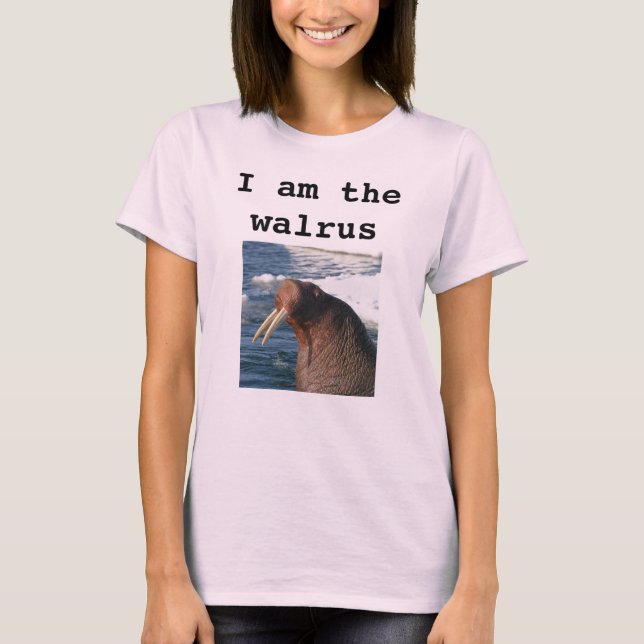 Jag är Walrus t-shirt (Framsida)