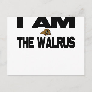 Jag är Walrus Vykort