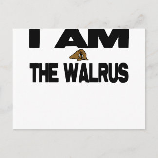 Jag är Walrus Vykort