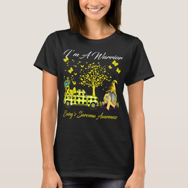 Jag är Warrior Ewing's Sarcoma Awareness T Shirt (Framsida)