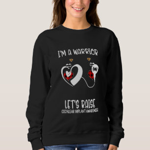 Jag är Warrior Lets Raise Cochlear Implant Awarene T Shirt