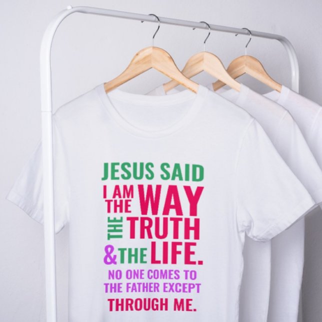 Jag är Way T-shirt på ljusa färger (Skapare uppladdad)