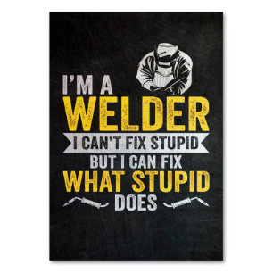 Jag är Welder Bordsnummer