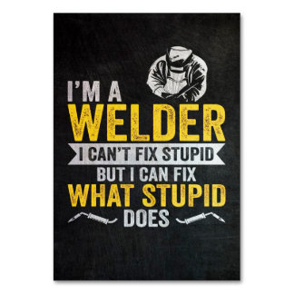 Jag är Welder Bordsnummer