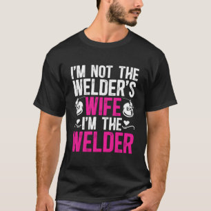 Jag är Welder Girl Female Welder Women Welding Gi T Shirt