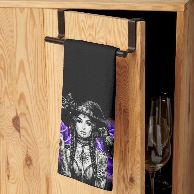 Jag är Witch Kökshandduk (Thirds Fold)