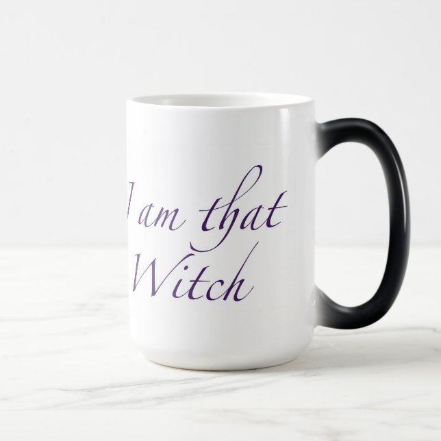 "Jag är Witch" (lämnat) Morphing Mugg (Höger)