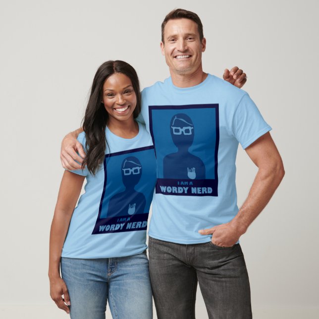 Jag är Wordy Nerd T-shirt (Unisex)