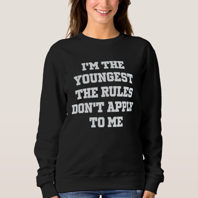 Jag är yngst, reglerna gäller inte mig Sarc T Shirt (Framsida)