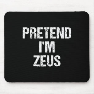 Jag är Zeus Costume Grekiska Gud Halloween fest Musmatta