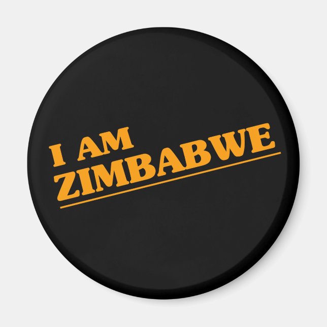 Jag är Zimbabwe Magnet (Framsidan)